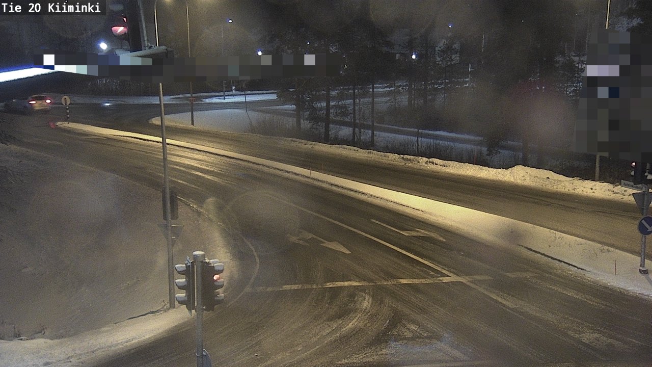 Weather Camera Image Road 20 Oulu Kiiminki, Oulu, Pohjois-Pohjanmaa