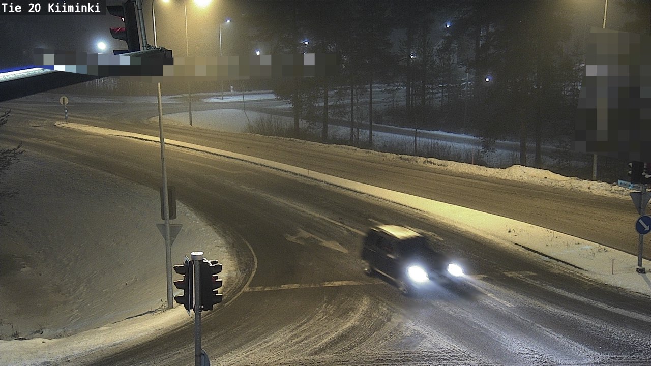 Weather Camera Image Road 20 Oulu Kiiminki, Oulu, Pohjois-Pohjanmaa
