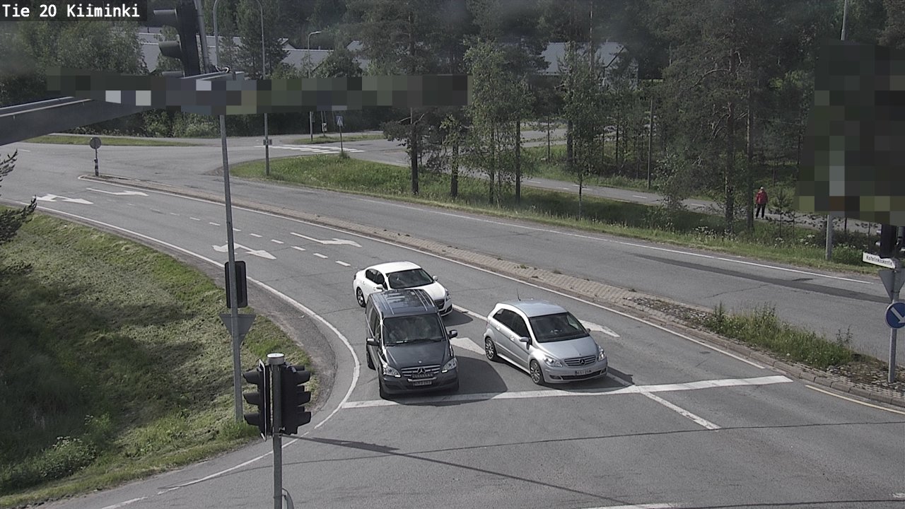 Weather Camera Image Väg 20 Uleåborg Kiiminki, Oulu, Pohjois-Pohjanmaa