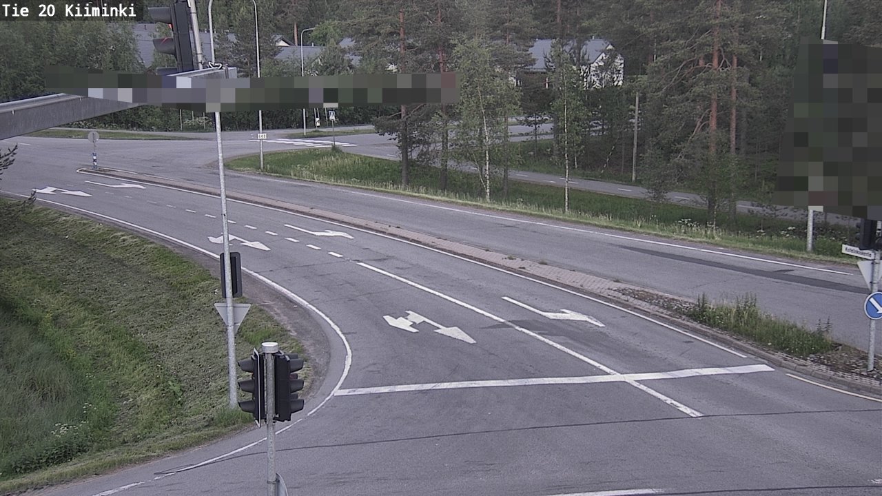 Weather Camera Image Väg 20 Uleåborg Kiiminki, Oulu, Pohjois-Pohjanmaa