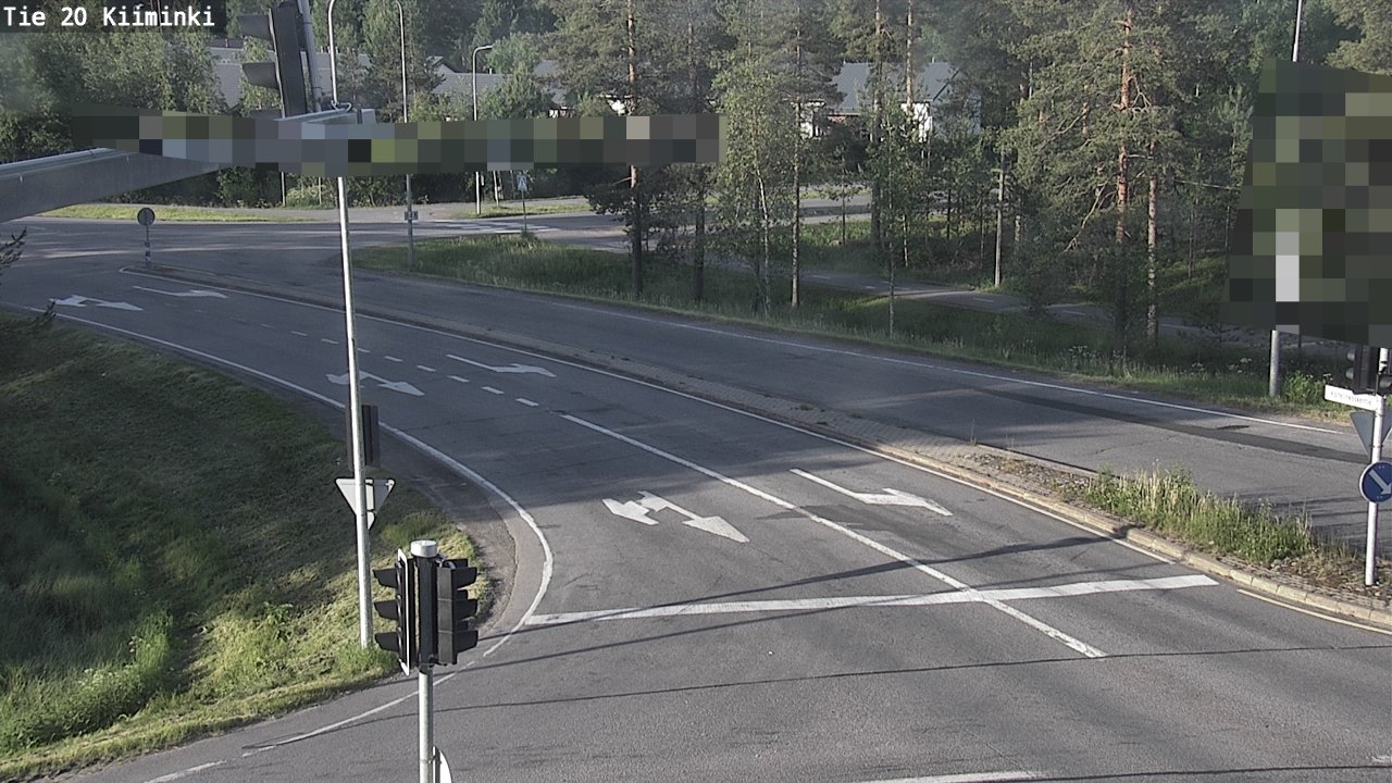 Weather Camera Image Väg 20 Uleåborg Kiiminki, Oulu, Pohjois-Pohjanmaa