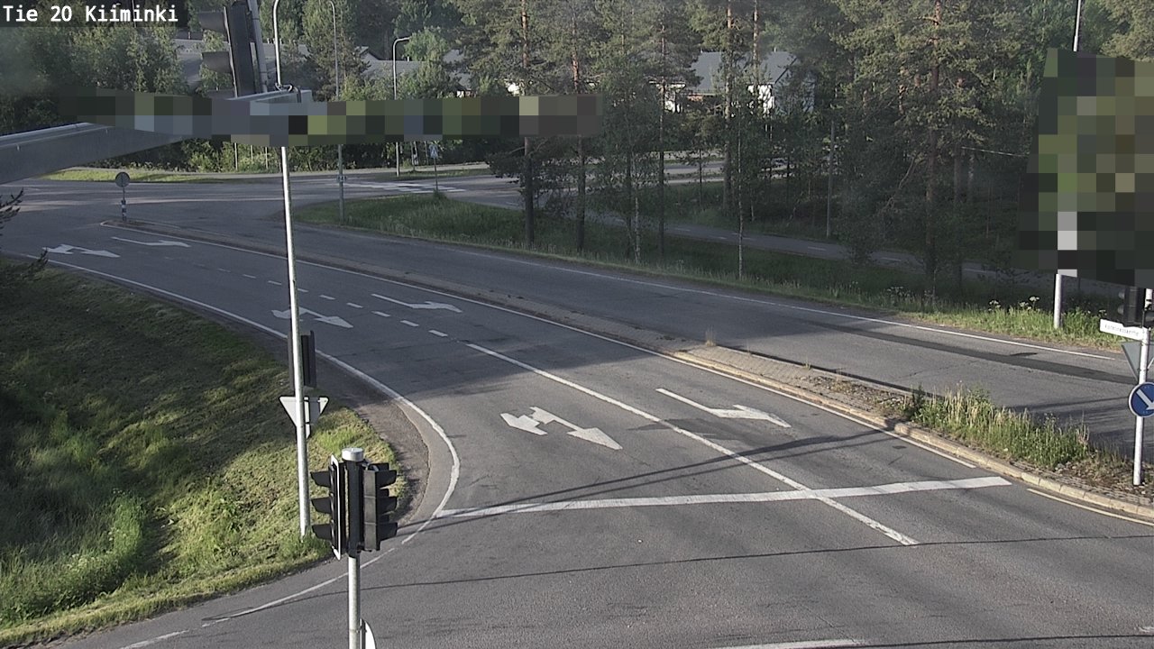 Weather Camera Image Väg 20 Uleåborg Kiiminki, Oulu, Pohjois-Pohjanmaa