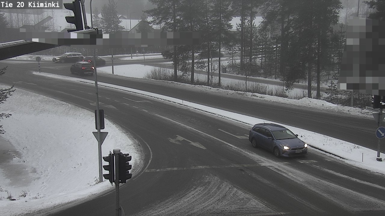 Weather Camera Image Road 20 Oulu Kiiminki, Oulu, Pohjois-Pohjanmaa
