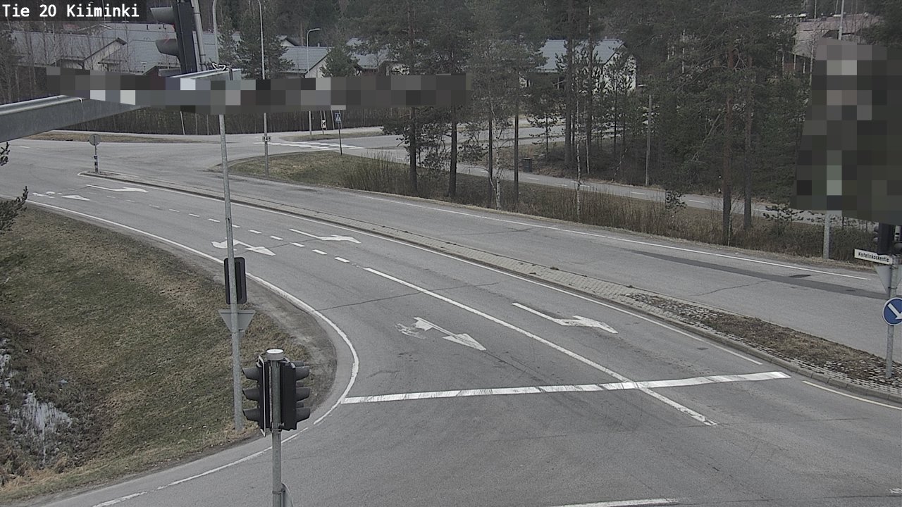 Weather Camera Image Väg 20 Uleåborg Kiiminki, Oulu, Pohjois-Pohjanmaa