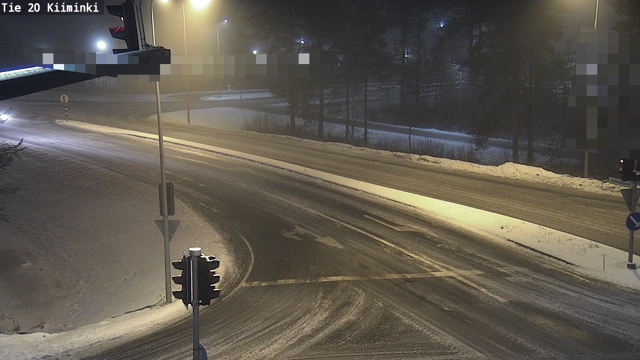 Weather Camera Image Road 20 Oulu Kiiminki, Oulu, Pohjois-Pohjanmaa