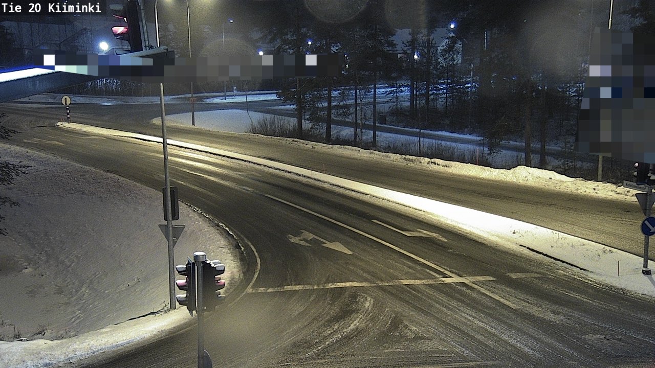 Weather Camera Image Road 20 Oulu Kiiminki, Oulu, Pohjois-Pohjanmaa