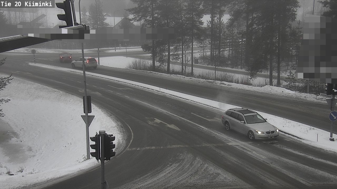 Weather Camera Image Road 20 Oulu Kiiminki, Oulu, Pohjois-Pohjanmaa