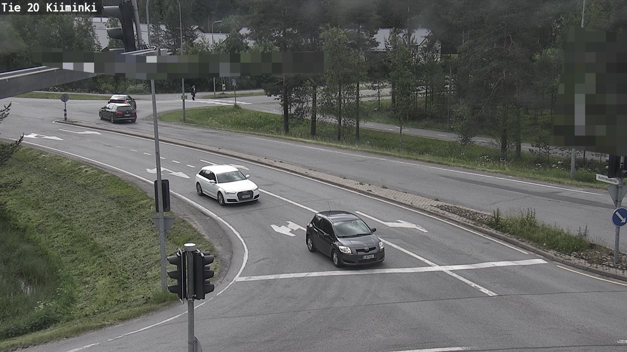 Weather Camera Image Väg 20 Uleåborg Kiiminki, Oulu, Pohjois-Pohjanmaa