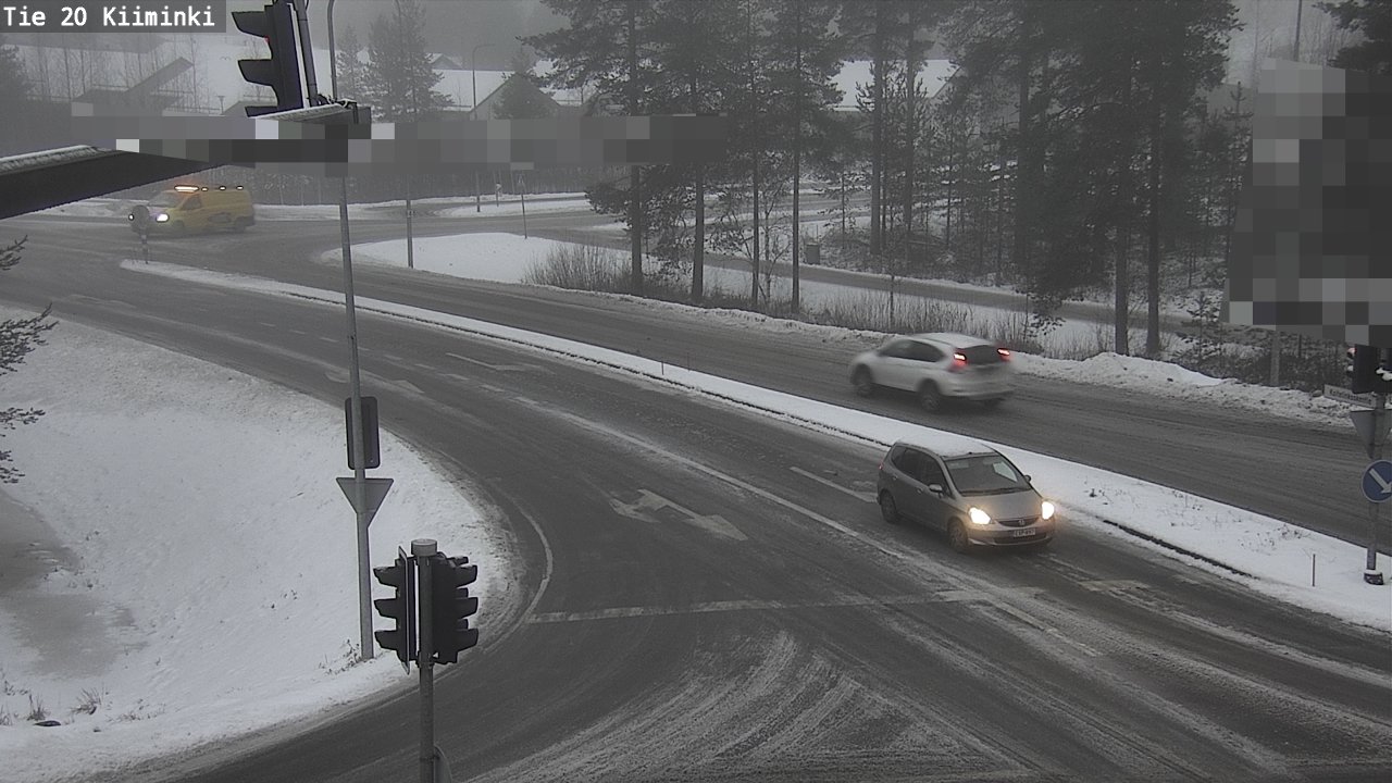 Weather Camera Image Road 20 Oulu Kiiminki, Oulu, Pohjois-Pohjanmaa