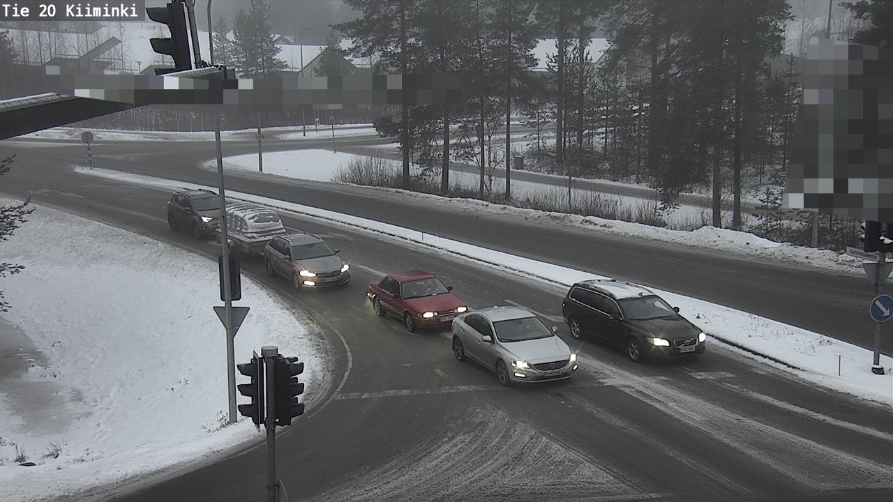 Weather Camera Image Road 20 Oulu Kiiminki, Oulu, Pohjois-Pohjanmaa