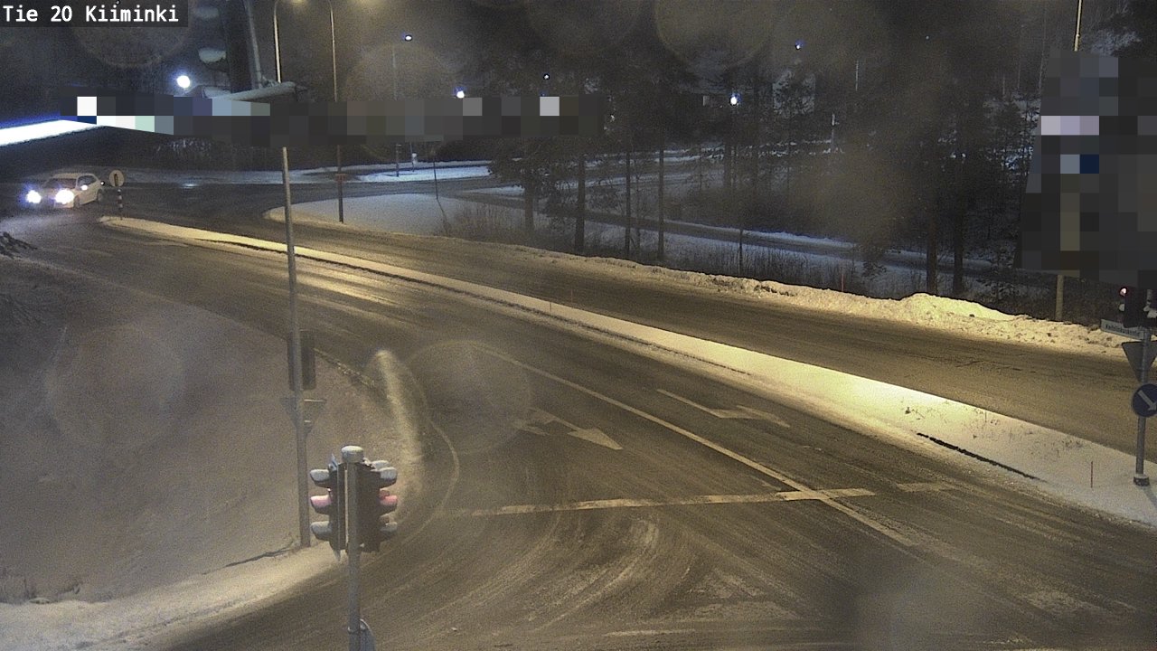 Weather Camera Image Road 20 Oulu Kiiminki, Oulu, Pohjois-Pohjanmaa