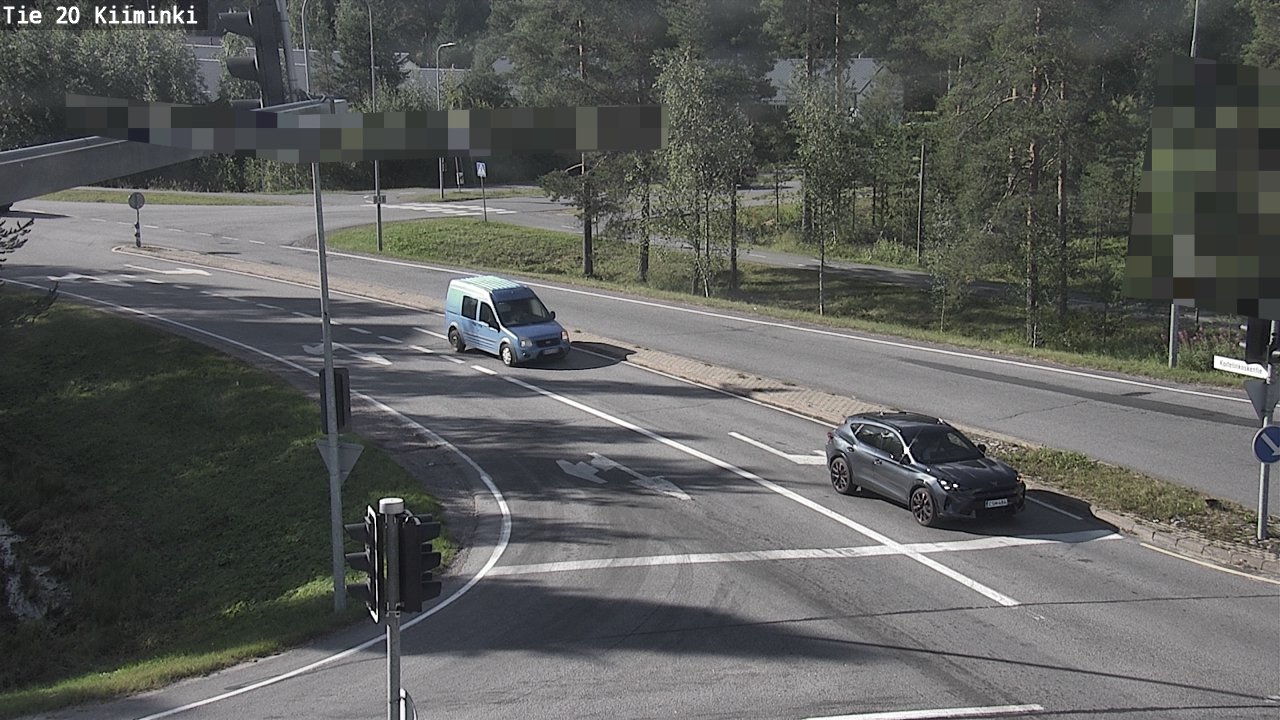 Weather Camera Image Road 20 Oulu Kiiminki, Oulu, Pohjois-Pohjanmaa
