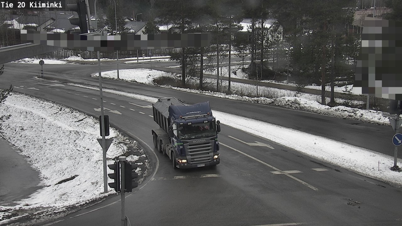 Weather Camera Image Road 20 Oulu Kiiminki, Oulu, Pohjois-Pohjanmaa