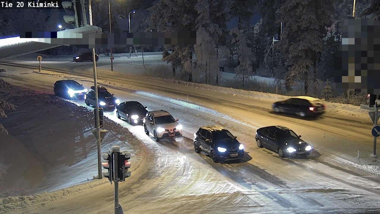 Weather Camera Image Väg 20 Uleåborg Kiiminki, Oulu, Pohjois-Pohjanmaa