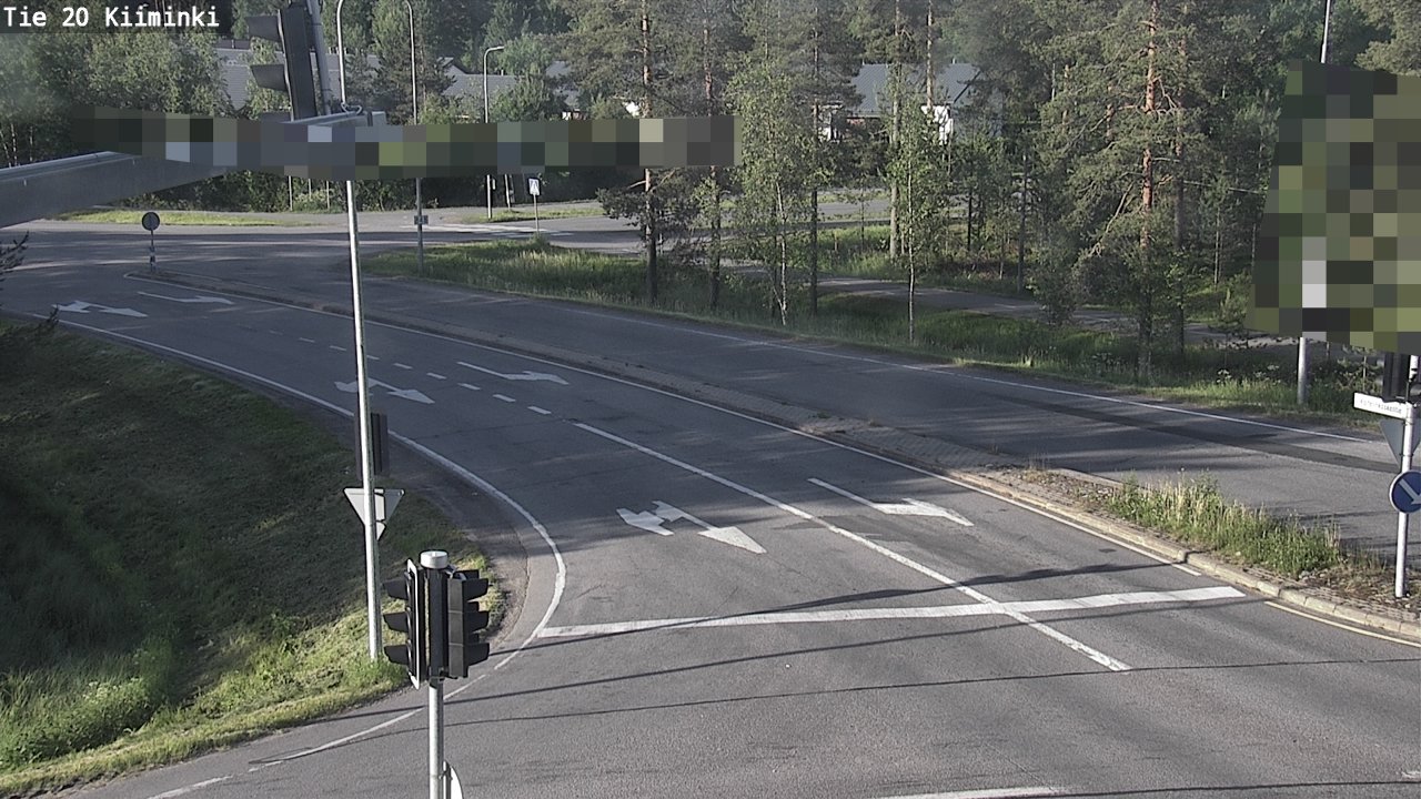 Weather Camera Image Väg 20 Uleåborg Kiiminki, Oulu, Pohjois-Pohjanmaa