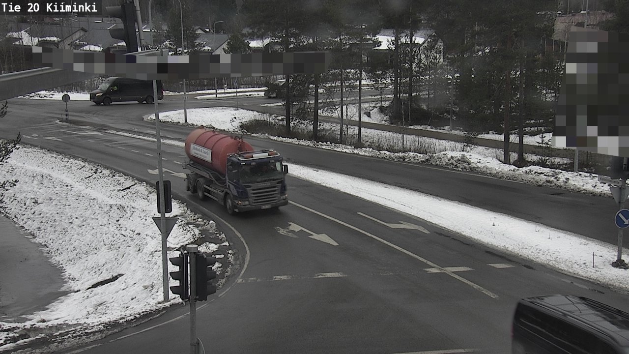 Weather Camera Image Road 20 Oulu Kiiminki, Oulu, Pohjois-Pohjanmaa