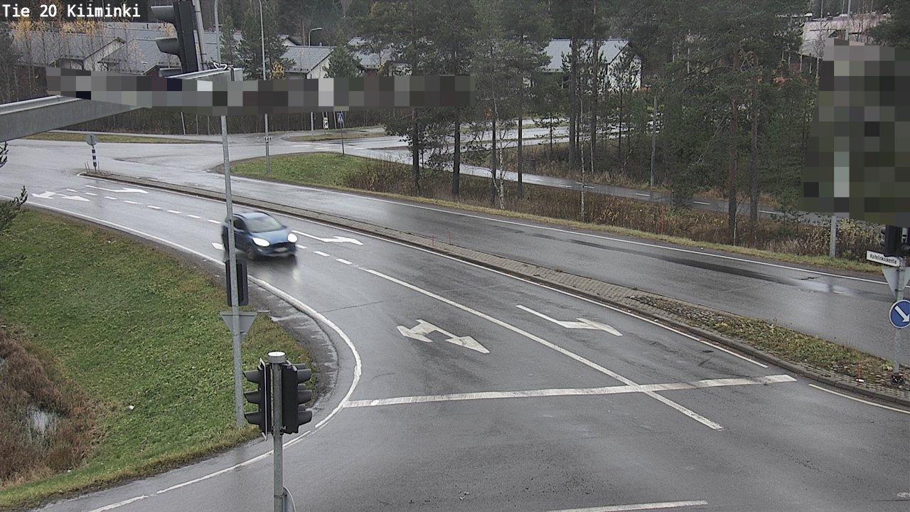 Weather Camera Image Väg 20 Uleåborg Kiiminki, Oulu, Pohjois-Pohjanmaa