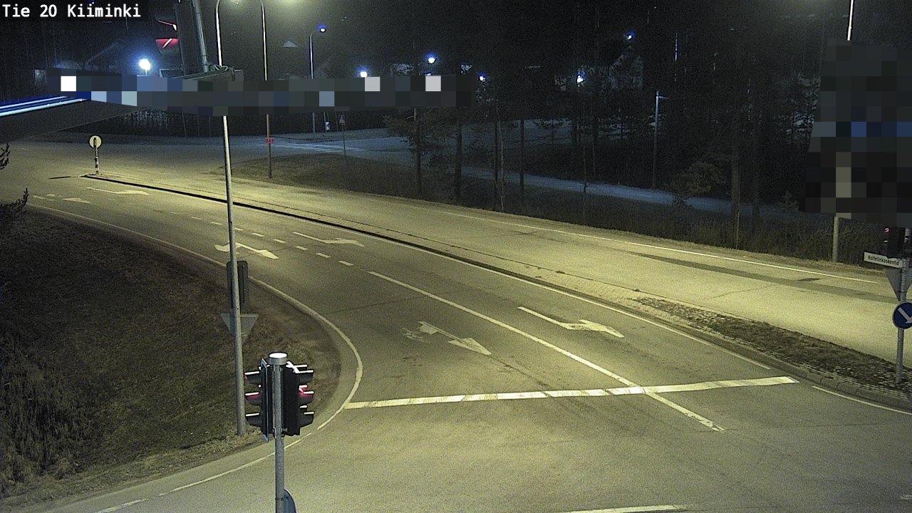 Weather Camera Image Road 20 Oulu Kiiminki, Oulu, Pohjois-Pohjanmaa