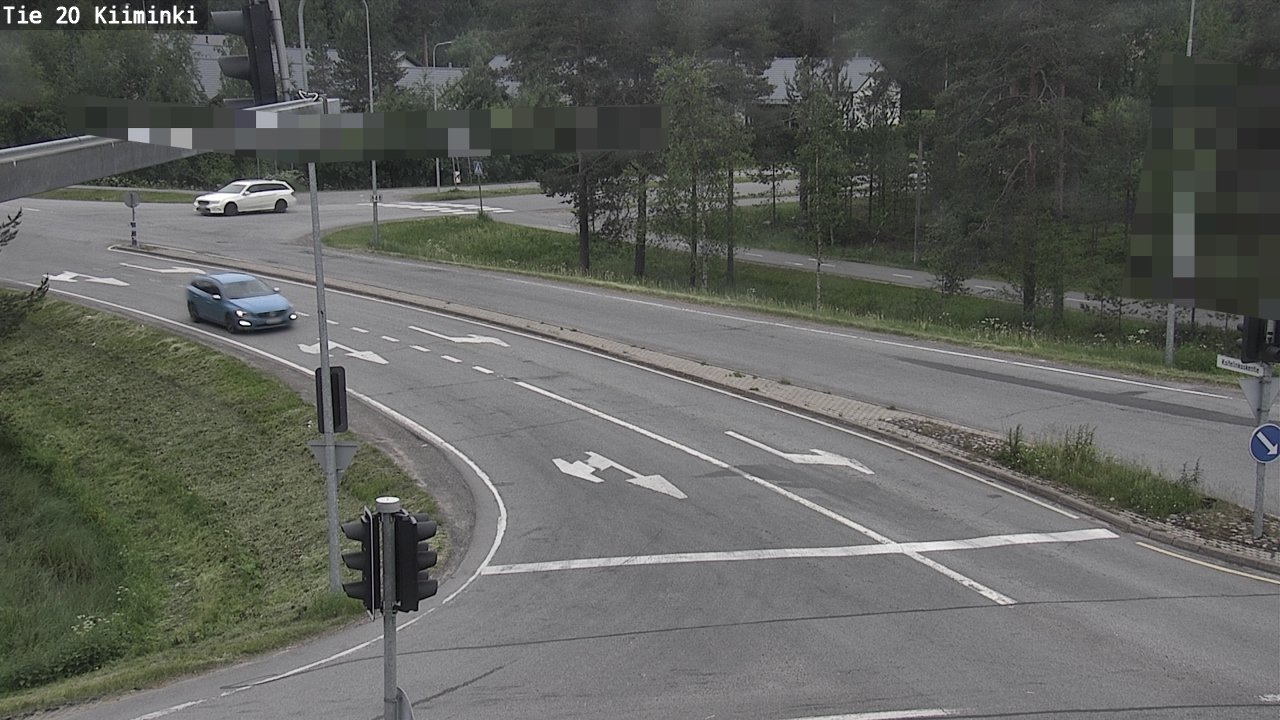 Weather Camera Image Väg 20 Uleåborg Kiiminki, Oulu, Pohjois-Pohjanmaa
