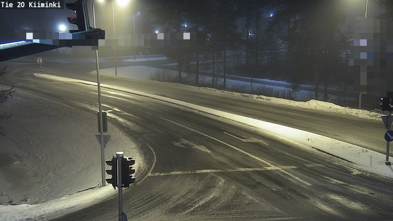 Weather Camera Image Road 20 Oulu Kiiminki, Oulu, Pohjois-Pohjanmaa