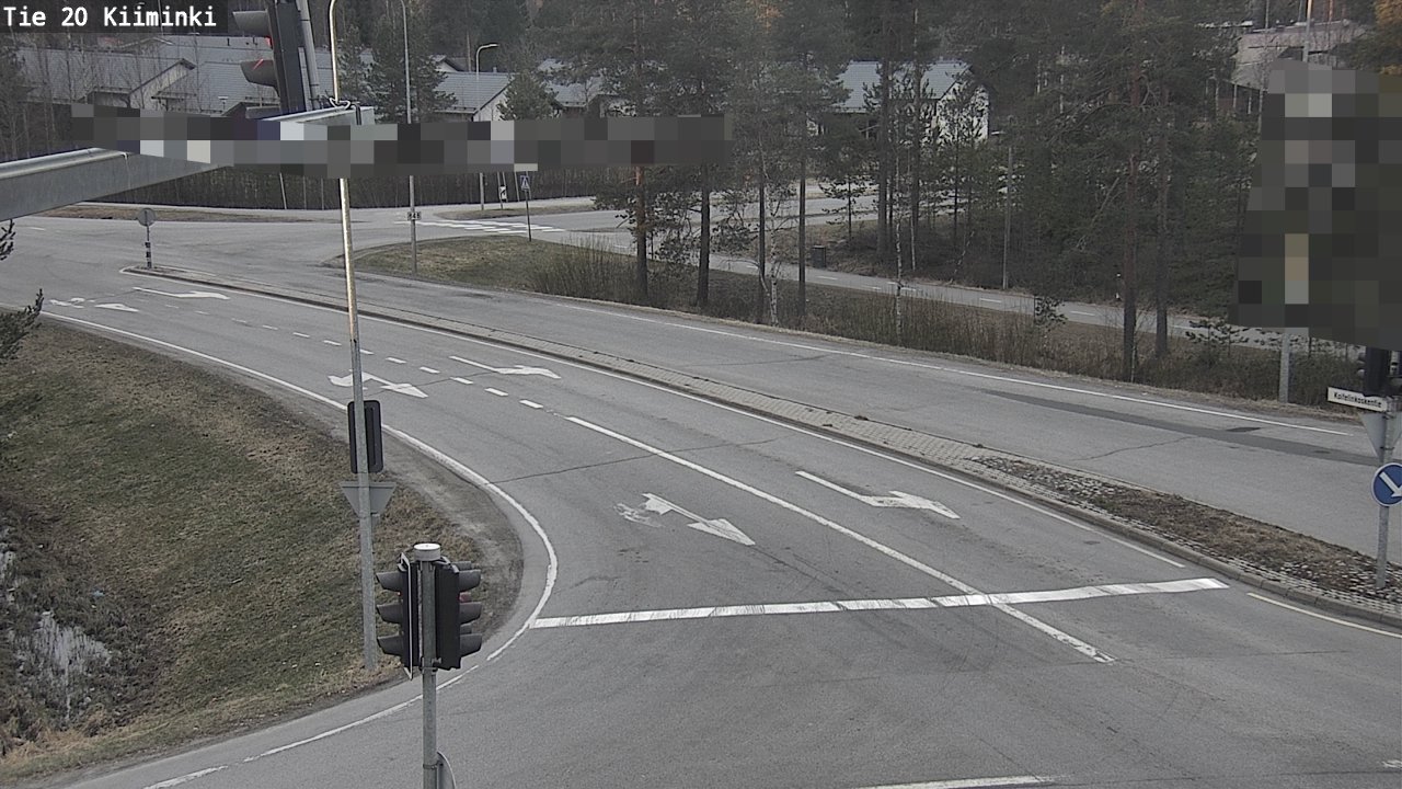 Weather Camera Image Väg 20 Uleåborg Kiiminki, Oulu, Pohjois-Pohjanmaa