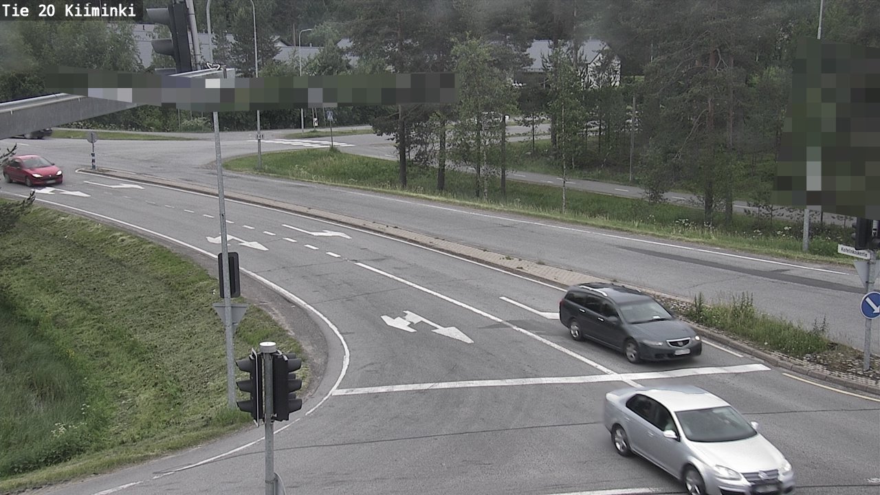 Weather Camera Image Väg 20 Uleåborg Kiiminki, Oulu, Pohjois-Pohjanmaa
