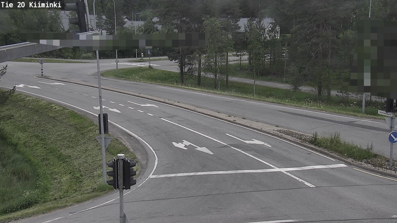 Weather Camera Image Väg 20 Uleåborg Kiiminki, Oulu, Pohjois-Pohjanmaa