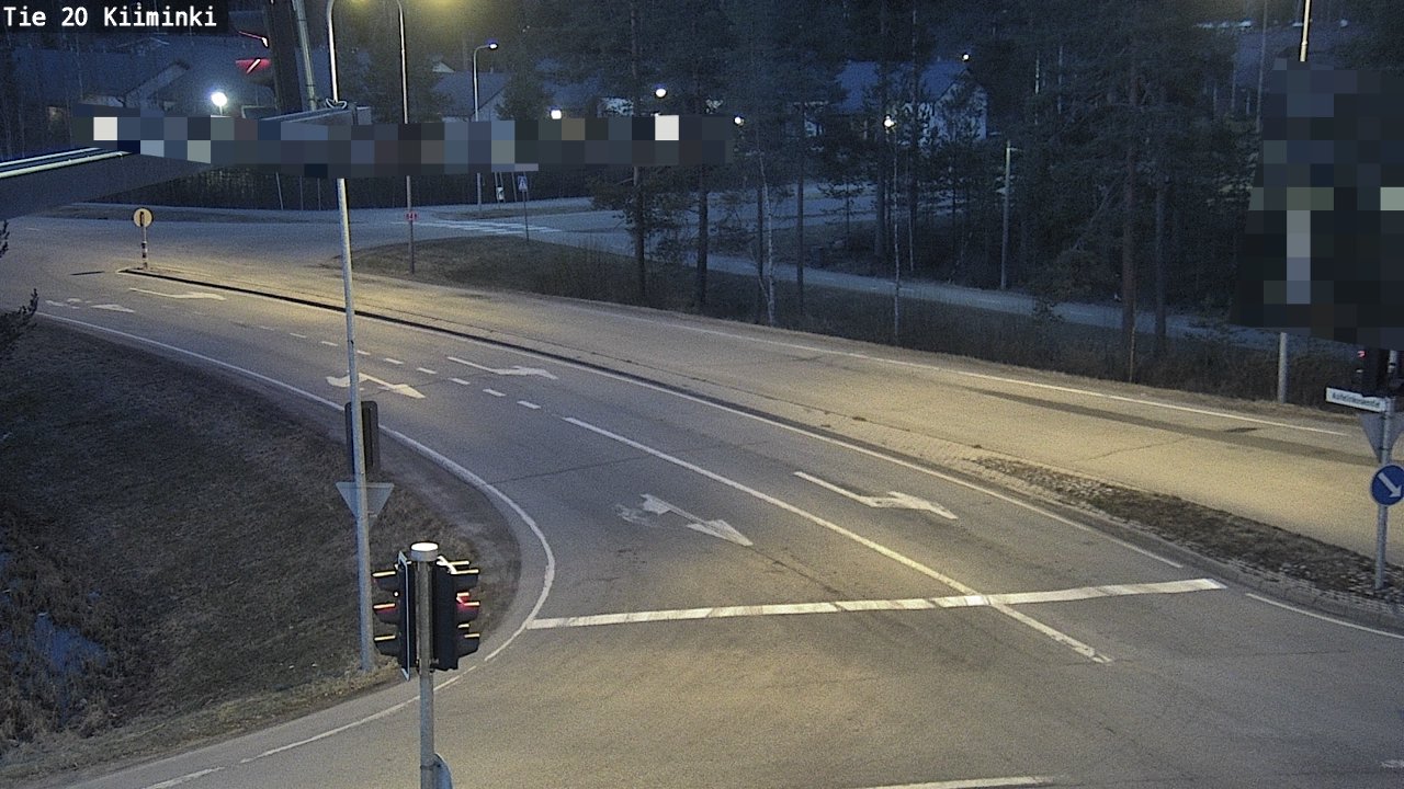 Weather Camera Image Road 20 Oulu Kiiminki, Oulu, Pohjois-Pohjanmaa