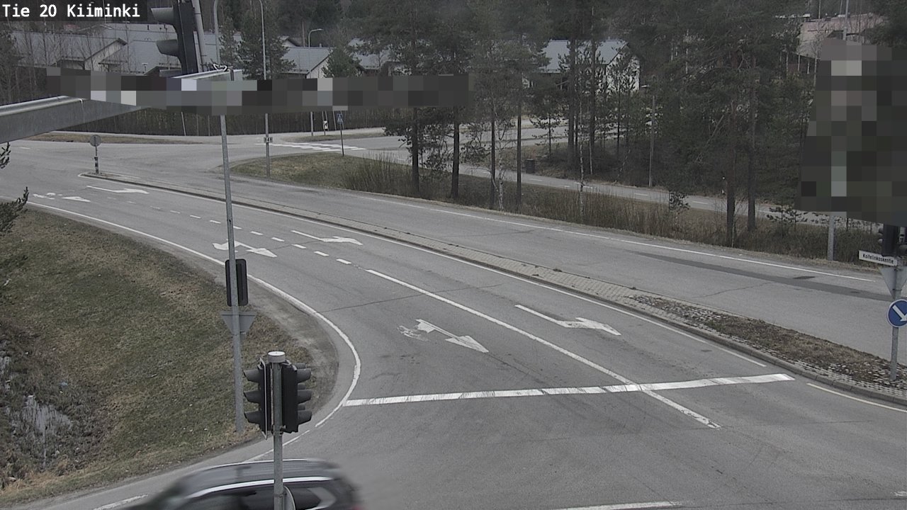 Weather Camera Image Väg 20 Uleåborg Kiiminki, Oulu, Pohjois-Pohjanmaa