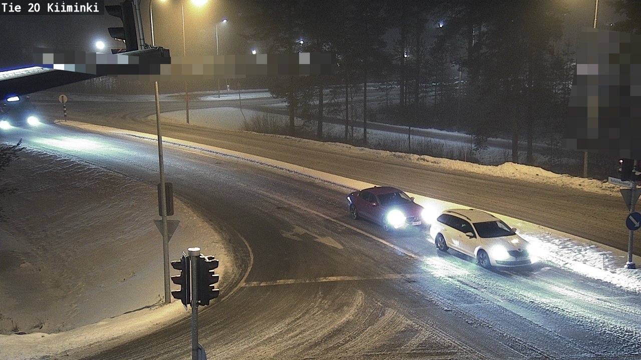 Weather Camera Image Road 20 Oulu Kiiminki, Oulu, Pohjois-Pohjanmaa