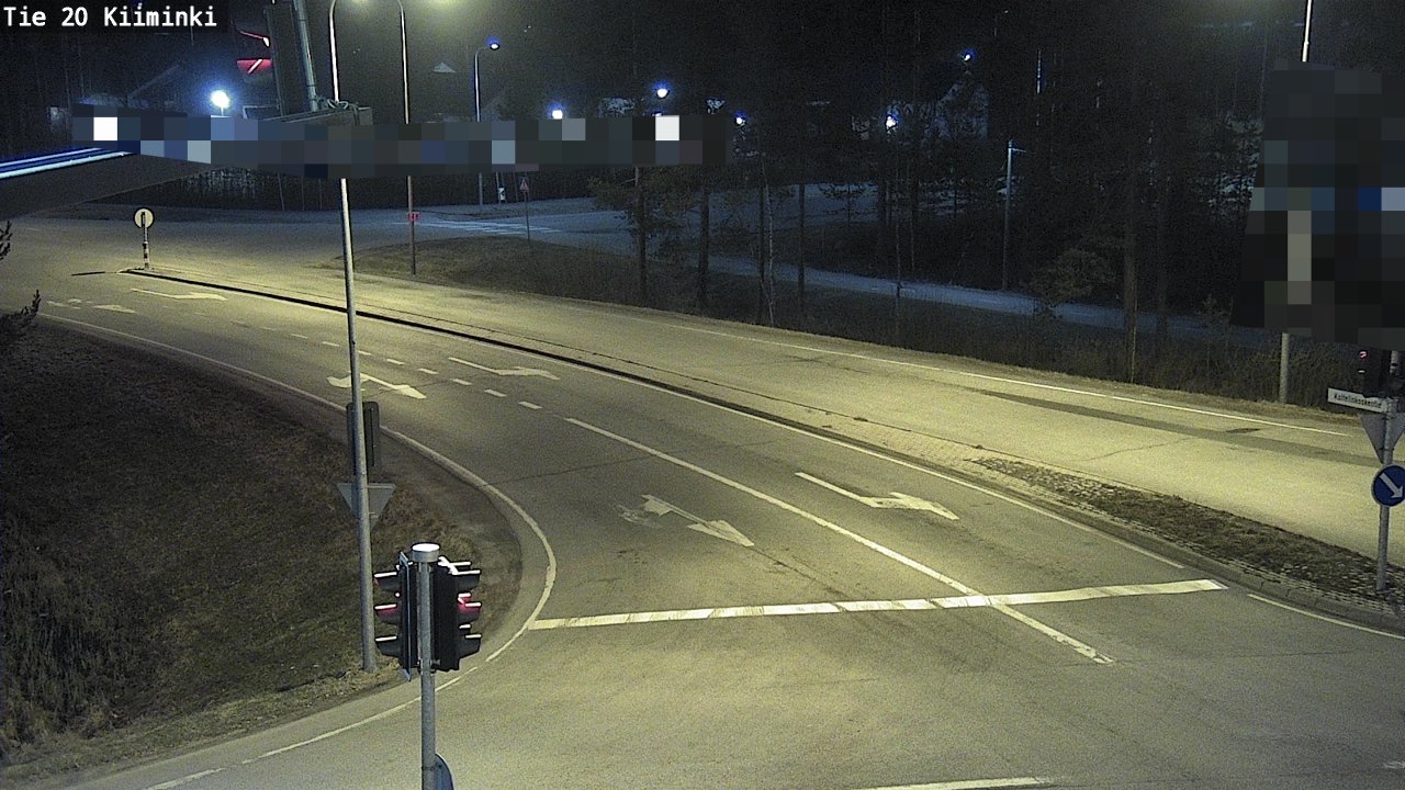 Weather Camera Image Road 20 Oulu Kiiminki, Oulu, Pohjois-Pohjanmaa