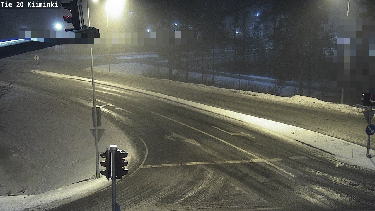 Weather Camera Image Road 20 Oulu Kiiminki, Oulu, Pohjois-Pohjanmaa