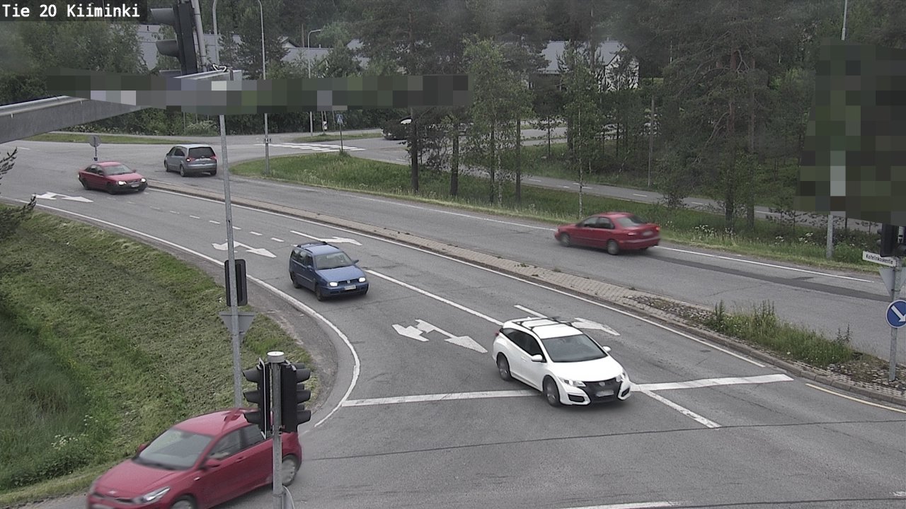 Weather Camera Image Väg 20 Uleåborg Kiiminki, Oulu, Pohjois-Pohjanmaa