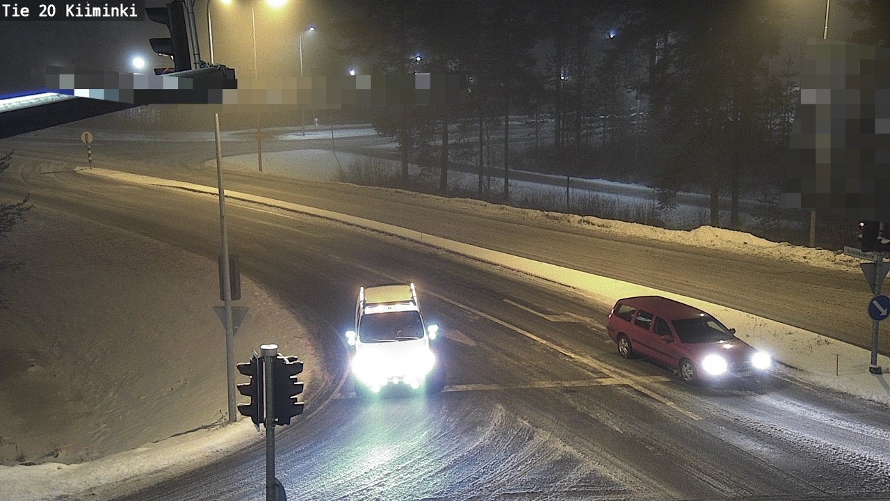 Weather Camera Image Road 20 Oulu Kiiminki, Oulu, Pohjois-Pohjanmaa