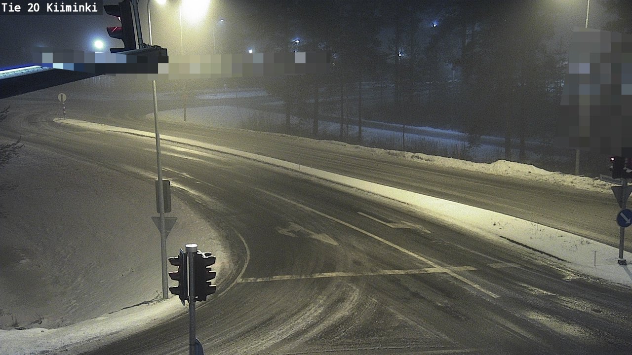 Weather Camera Image Road 20 Oulu Kiiminki, Oulu, Pohjois-Pohjanmaa