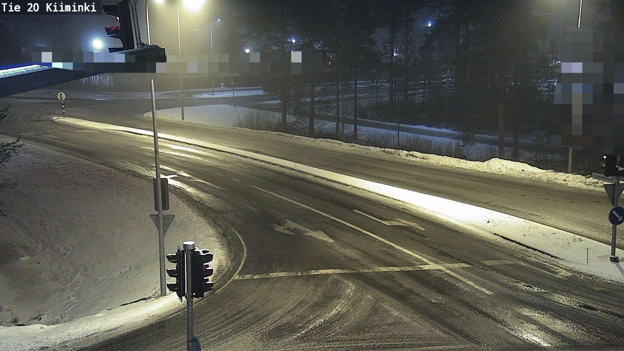 Weather Camera Image Road 20 Oulu Kiiminki, Oulu, Pohjois-Pohjanmaa