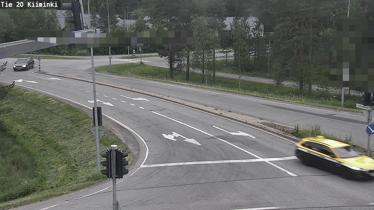 Weather Camera Image Väg 20 Uleåborg Kiiminki, Oulu, Pohjois-Pohjanmaa