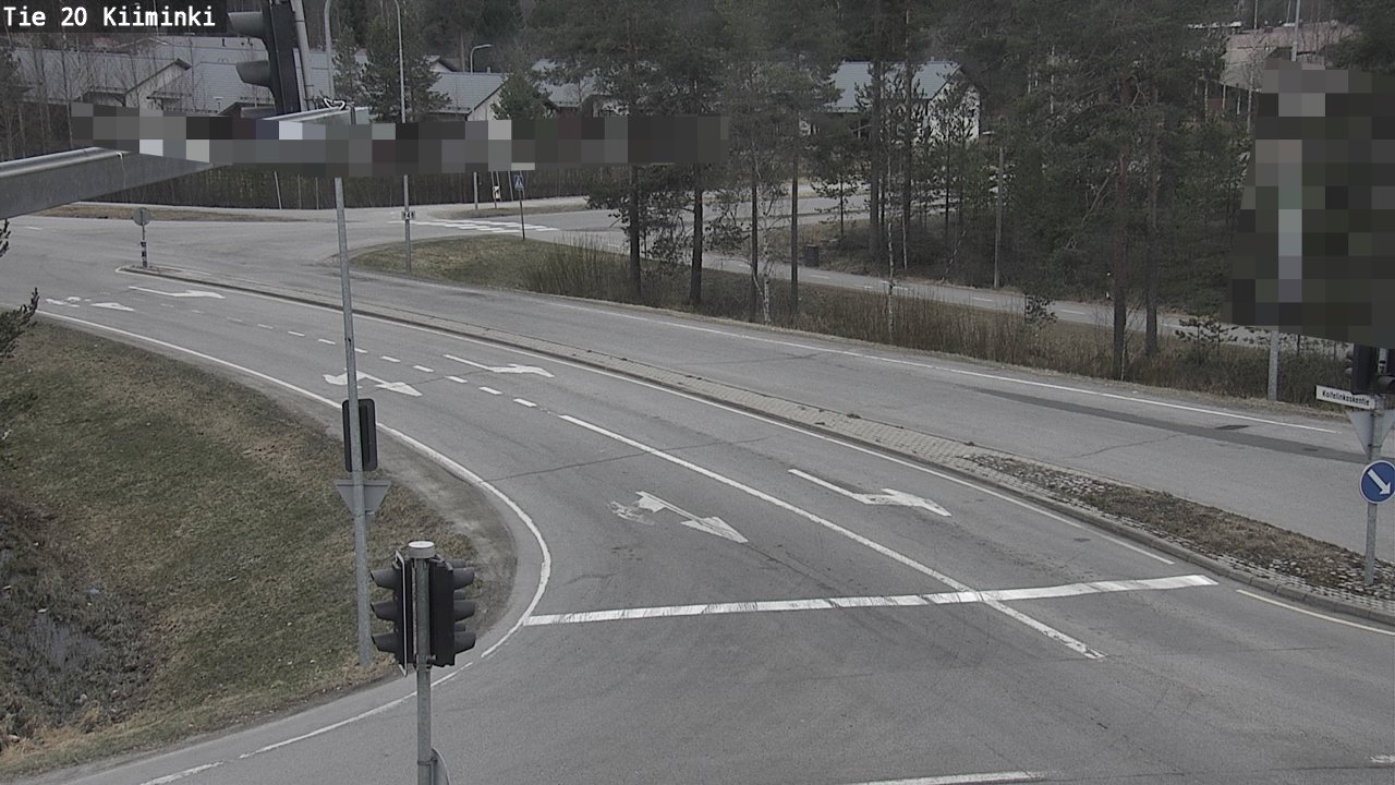 Weather Camera Image Väg 20 Uleåborg Kiiminki, Oulu, Pohjois-Pohjanmaa