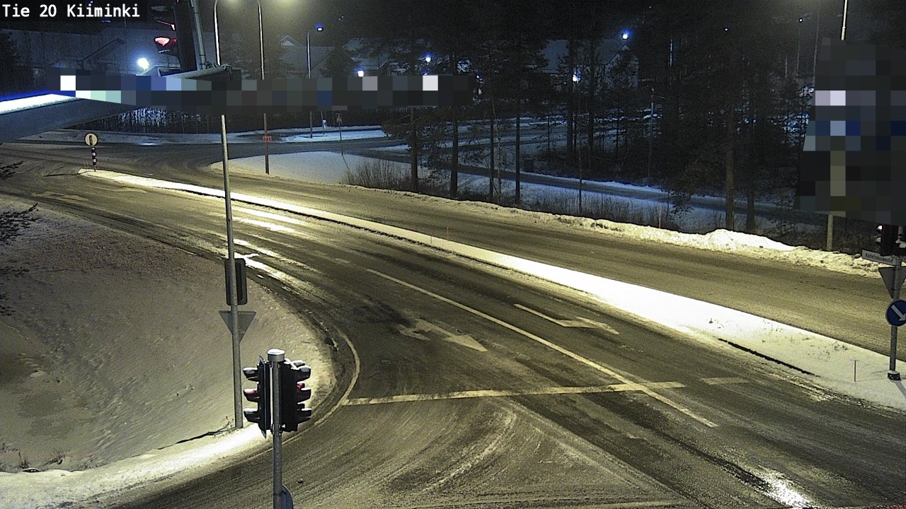 Weather Camera Image Road 20 Oulu Kiiminki, Oulu, Pohjois-Pohjanmaa