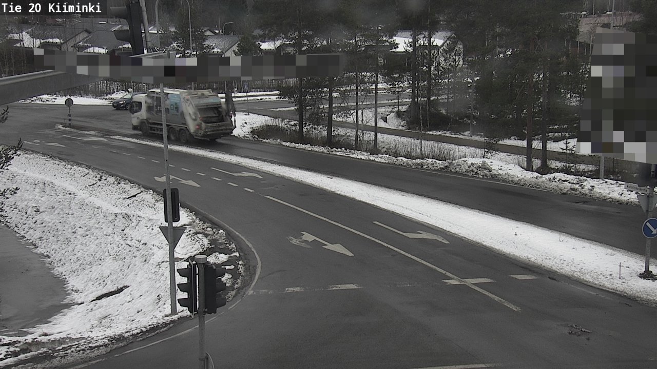Weather Camera Image Road 20 Oulu Kiiminki, Oulu, Pohjois-Pohjanmaa