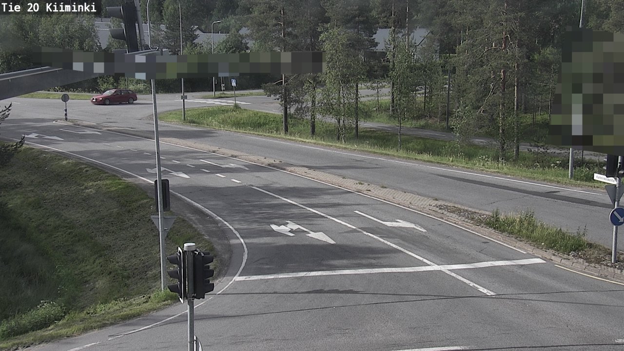 Weather Camera Image Väg 20 Uleåborg Kiiminki, Oulu, Pohjois-Pohjanmaa