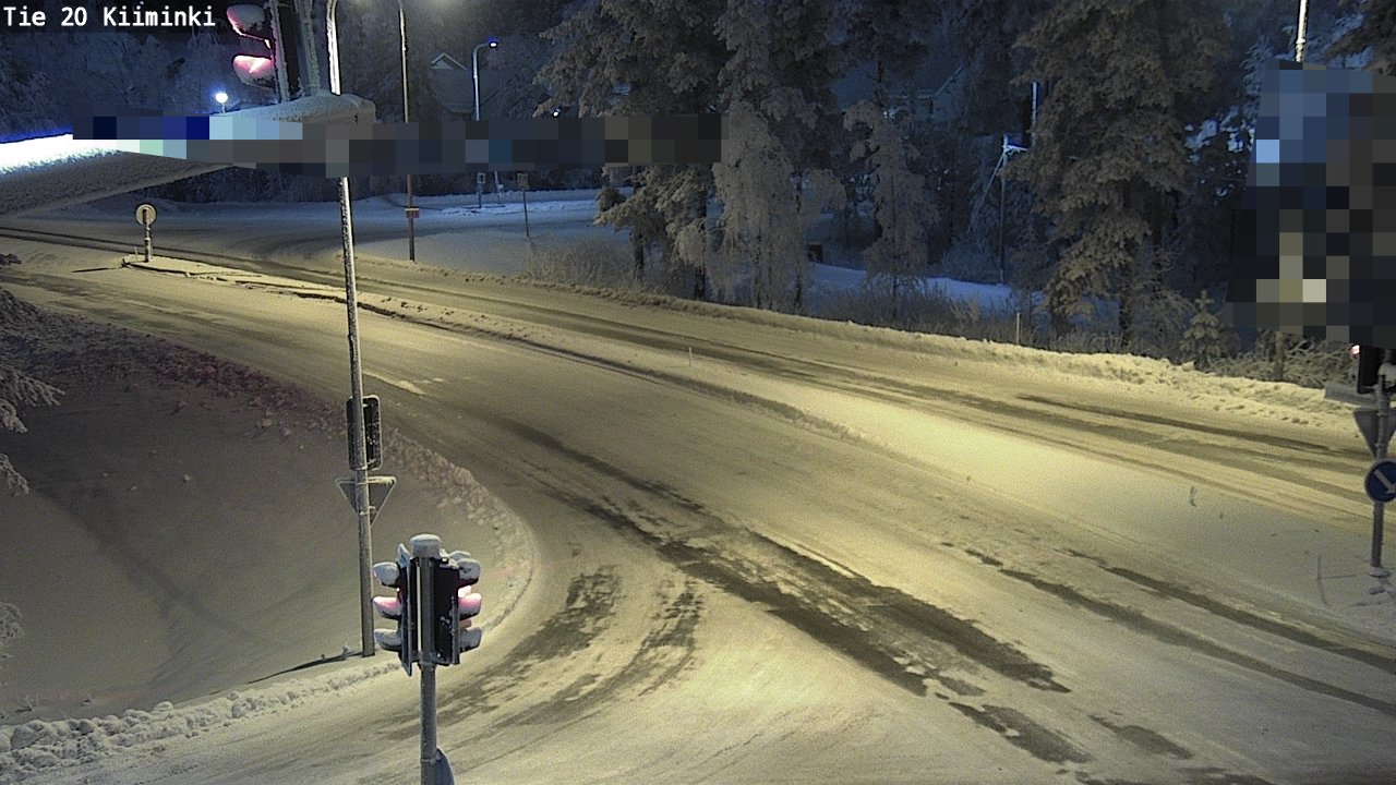 Weather Camera Image Väg 20 Uleåborg Kiiminki, Oulu, Pohjois-Pohjanmaa