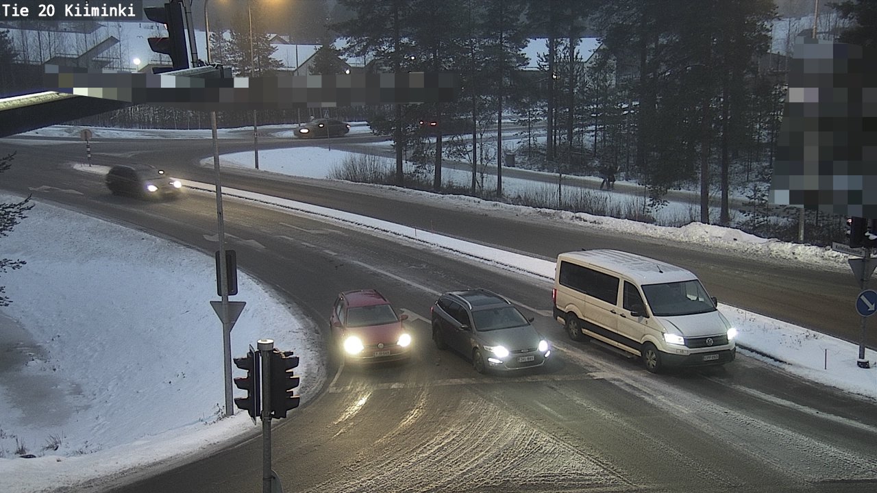 Weather Camera Image Road 20 Oulu Kiiminki, Oulu, Pohjois-Pohjanmaa