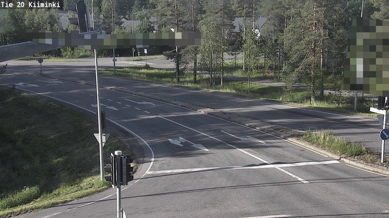 Weather Camera Image Väg 20 Uleåborg Kiiminki, Oulu, Pohjois-Pohjanmaa