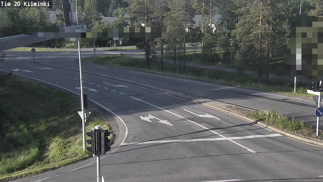 Weather Camera Image Väg 20 Uleåborg Kiiminki, Oulu, Pohjois-Pohjanmaa
