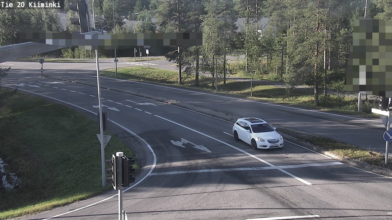 Weather Camera Image Road 20 Oulu Kiiminki, Oulu, Pohjois-Pohjanmaa