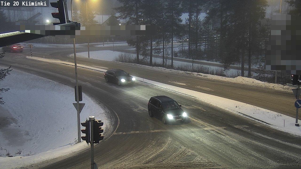Weather Camera Image Road 20 Oulu Kiiminki, Oulu, Pohjois-Pohjanmaa