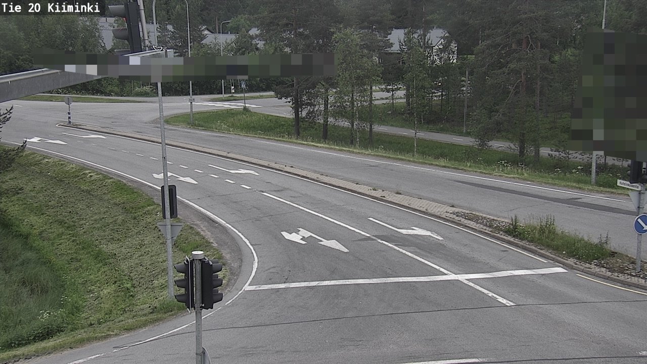 Weather Camera Image Väg 20 Uleåborg Kiiminki, Oulu, Pohjois-Pohjanmaa