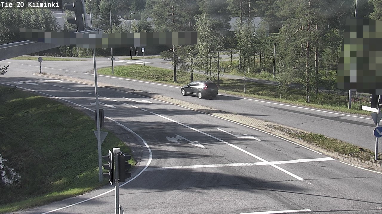 Weather Camera Image Road 20 Oulu Kiiminki, Oulu, Pohjois-Pohjanmaa
