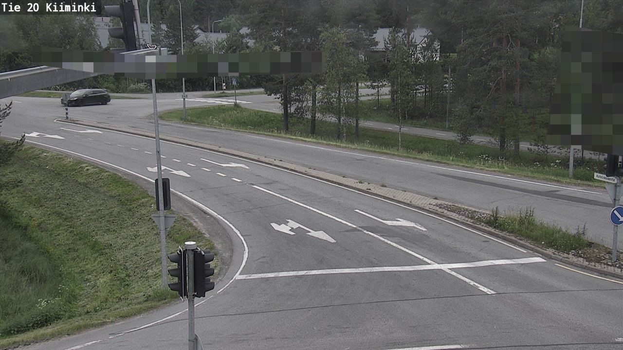 Weather Camera Image Väg 20 Uleåborg Kiiminki, Oulu, Pohjois-Pohjanmaa
